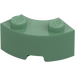 LEGO Sand Green Brick 2 x 2 Round Corner with Stud Notch and Reinforced Underside (85080)