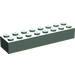 LEGO Zandgroen Steen 2 x 8 (3007 / 93888)