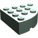 LEGO Sand Green Brick 4 x 4 Round Corner (2577)