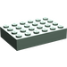 LEGO Zandgroen Steen 4 x 6 (2356 / 44042)