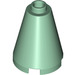 LEGO Sand Green Cone 2 x 2 x 2 (Open Stud) (3942 / 14918)