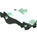 LEGO Sandgrün Drachen / Krokodil Kopf (6027)