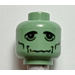 LEGO Sand Green Frankenstein Head (Safety Stud) (3626)