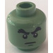 LEGO Sand Green Ghost Cole Head (Recessed Solid Stud) (3626)