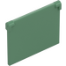 LEGO Sand Green Glass for Window 1 x 4 x 3 Opening (35318 / 86210)