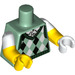 LEGO Sand Green Gone Golfin&#039; President Business Minifig Torso (973 / 16360)