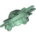 LEGO Sandgrün Haar mit Mit Stacheln versehen Tiara (Statue of Liberty) (Hartplastik) (75872)