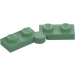LEGO Sand Green Hinge Plate 1 x 4 Swivel Assembly (1927 / 19954)