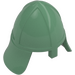 LEGO Verde sabbiato Knights Casco con protezione per il collo (3844 / 15606)