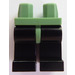 LEGO Sandgrün Minifigure Hüften mit Schwarz Beine (73200 / 88584)