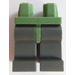 LEGO Sand Green Minifigure Hips with Dark Stone Gray Legs (73200 / 88584)