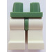 LEGO Verde sabbiato Minifigure Fianchi con Bianco Gambe (73200 / 88584)