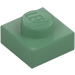 LEGO Sand Green Plate 1 x 1 (3024)