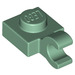 LEGO Zandgroen Plaat 1 x 1 met Horizontale Klem (Dikke open &#039;O&#039;-clip) (52738 / 61252)