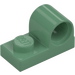 LEGO Sand Green Plate 1 x 2 with Pin Hole (11458)