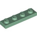 LEGO Sandgrün Platte 1 x 4 (3710)