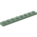 LEGO Verde arena Placa 1 x 8 (3460)