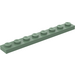 LEGO Sandgrün Platte 1 x 8 (3460)