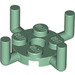 LEGO Vert sable assiette 2 x 2 Rond avec Quatre Verticale Bars (65738 / 98284)