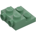 LEGO Sand Green Plate 2 x 2 x 0.7 with 2 Studs on Side (4304 / 99206)