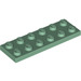 LEGO Sand Green Plate 2 x 6 (3795)
