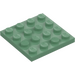 LEGO Sand Green Plate 4 x 4 (3031)