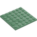 LEGO Sand Green Plate 6 x 6 (3958)