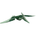 LEGO Zandgroen Pteranodon with Dark Green Back and Forehead