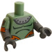 LEGO Sand Green Retro Spaceman Minifig Torso (973 / 16360)