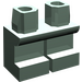 LEGO Sand Green Short Legs (41879 / 90380)