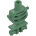 LEGO Sand Green Skeleton Torso with Rounded Ribs with Thin Shoulder Pins (6260)