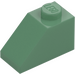 LEGO Sand Green Slope 1 x 2 (45°) (3040)
