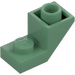 LEGO Sand Green Slope 1 x 2 (45°) Inverted with Plate (2310)