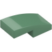 LEGO Sand Grön Backe 1 x 2 Böjd (11477)