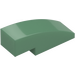 LEGO Sand Green Slope 1 x 3 Curved (50950)