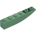 LEGO Sandgrün Schrägstein 1 x 6 Gebogen Invers (41763 / 42023)