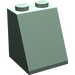 LEGO Sandgrün Steigung 2 x 2 x 2 (65°) mit Unterrohr (3678)