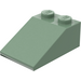 LEGO Sand Green Slope 2 x 3 (25°) with Rough Surface (3298)
