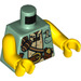 LEGO Sandgrün The Giant Minifig Torso (973 / 76382)