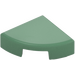 LEGO Sand Green Tile 1 x 1 Quarter Circle (25269)