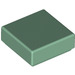 LEGO Sand Green Tile 1 x 1 with Groove (3070)
