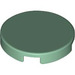 LEGO Sand Green Tile 2 x 2 Round with Bottom Stud Holder (14769)
