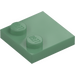 LEGO Sand Green Tile 2 x 2 with Studs on Edge (33909)