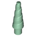 LEGO Sandgrün Unicorn Horn mit Spiral (34078 / 89522)