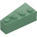 LEGO Verde sabbiato Cuneo Mattoncino 2 x 4 Destra (41767)