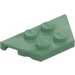 LEGO Sand Green Wedge Plate 2 x 4 (51739)