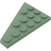 LEGO Sand Green Wedge Plate 4 x 6 Wing Right (48205)