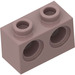 LEGO Sand Red Brick 1 x 2 with 2 Holes (32000)