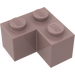 LEGO Sand Red Brick 2 x 2 Corner (2357)