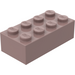 LEGO Rouge Sable Brique 2 x 4 (3001 / 72841)